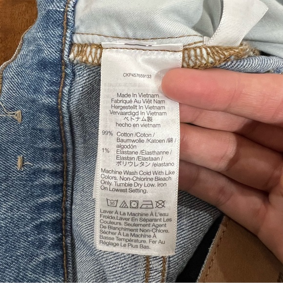 Madewell The Perfect Vintage Straight Jean in Reinhart Wash Size 30 - Picture 7 of 12